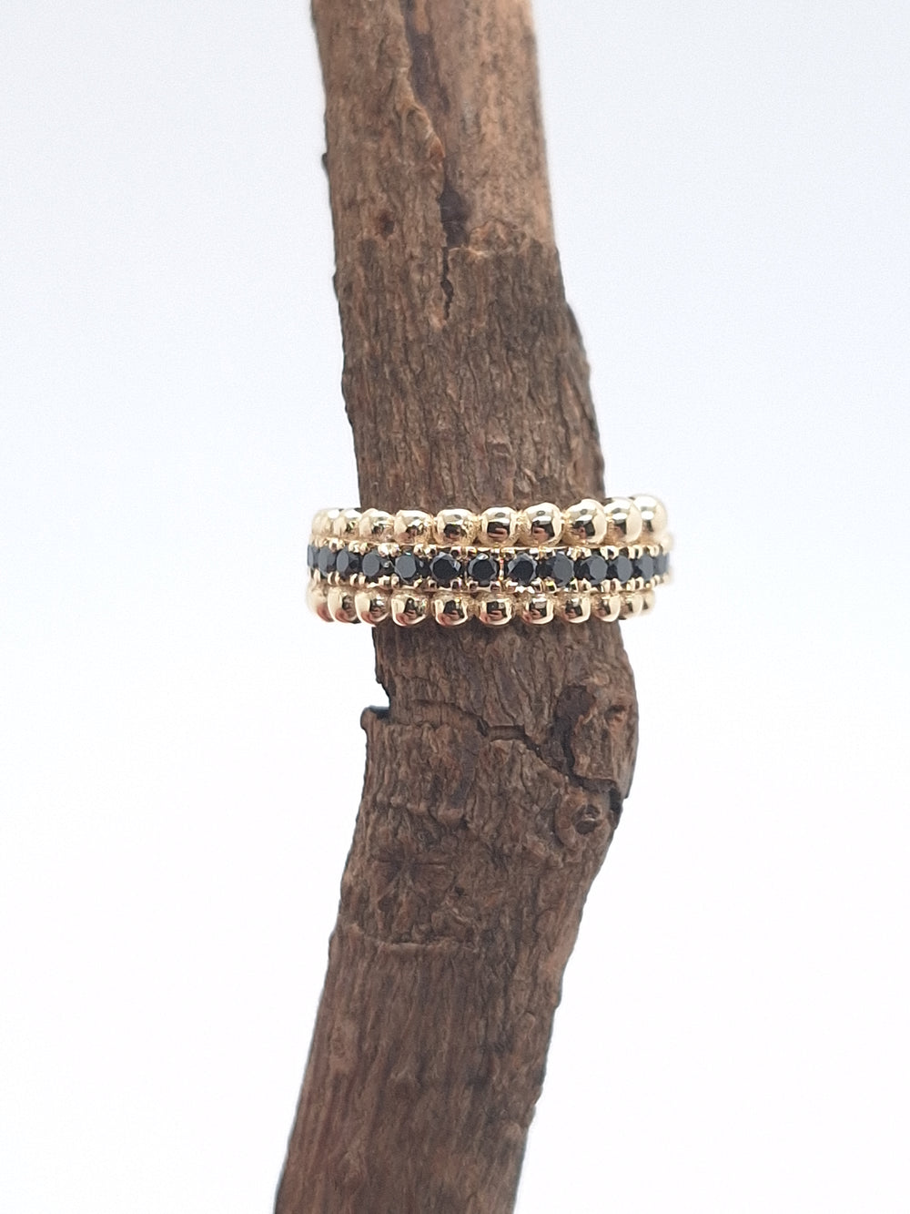 Black Diamonds Conch Earring