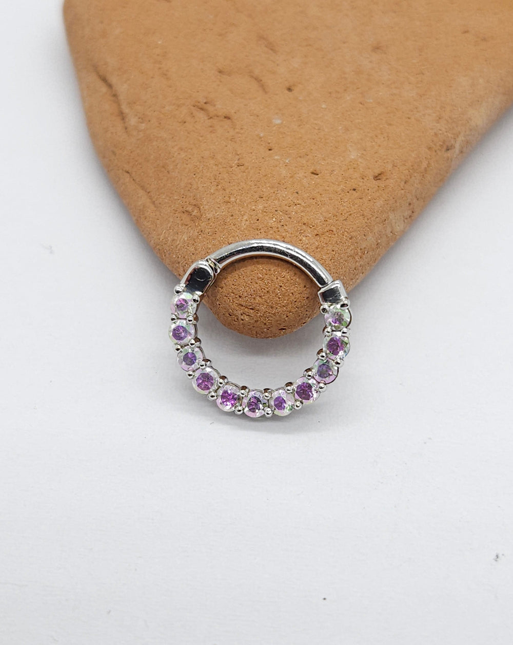 Nose piercing Mercury Mystic Topaz
