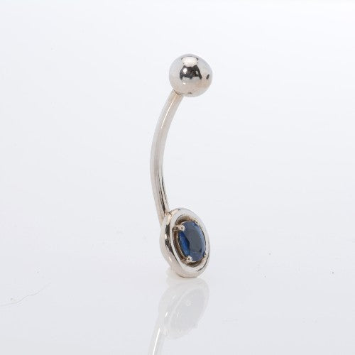 Belly Button Ring 14k Solid Gold Navel Piercing