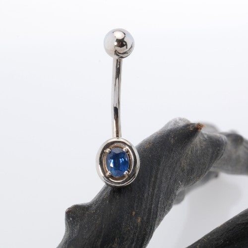 Belly Button Ring 14k Solid Gold Navel Piercing