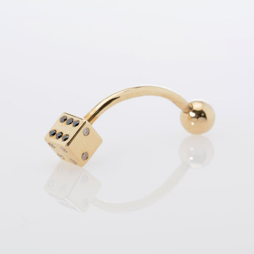 Dice Navel Piercing