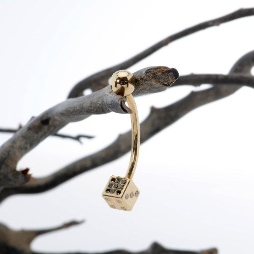 Dice Navel Piercing
