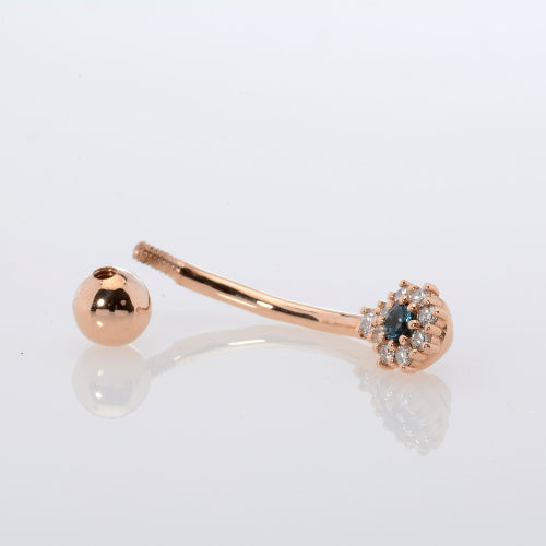 14K Gold Navel Jewelry