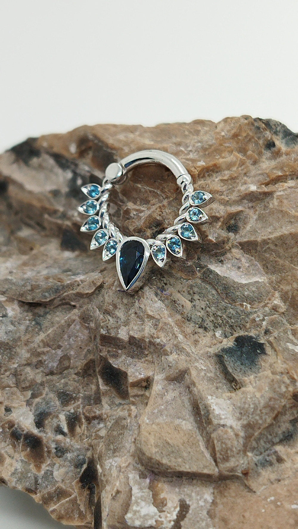 Helix Piercing Jewelry Septum Clicker 14k Gold Daith Earring Nose Hoop