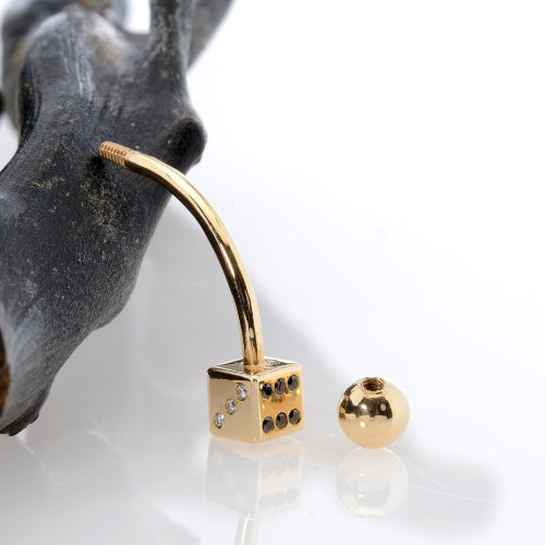Dice Navel Piercing