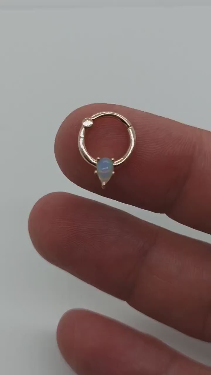 Opal piercing jewelry
