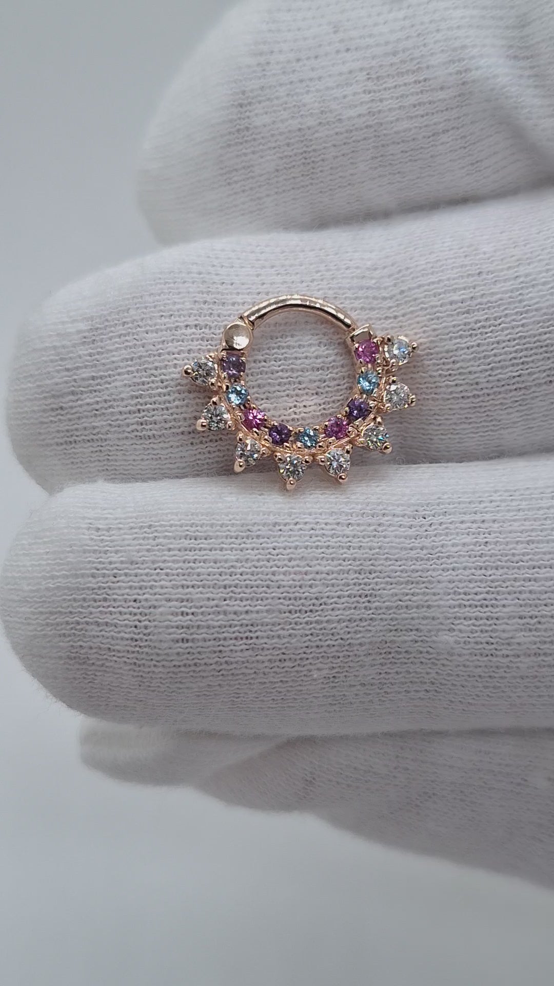 Cartilage Ear Piercing Jewelry 14k Solid Gold