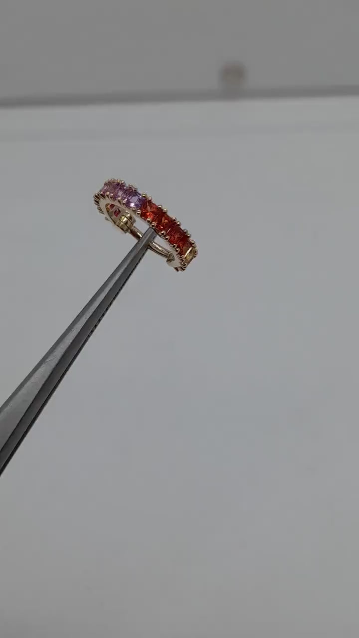 Rainbow conch piercing