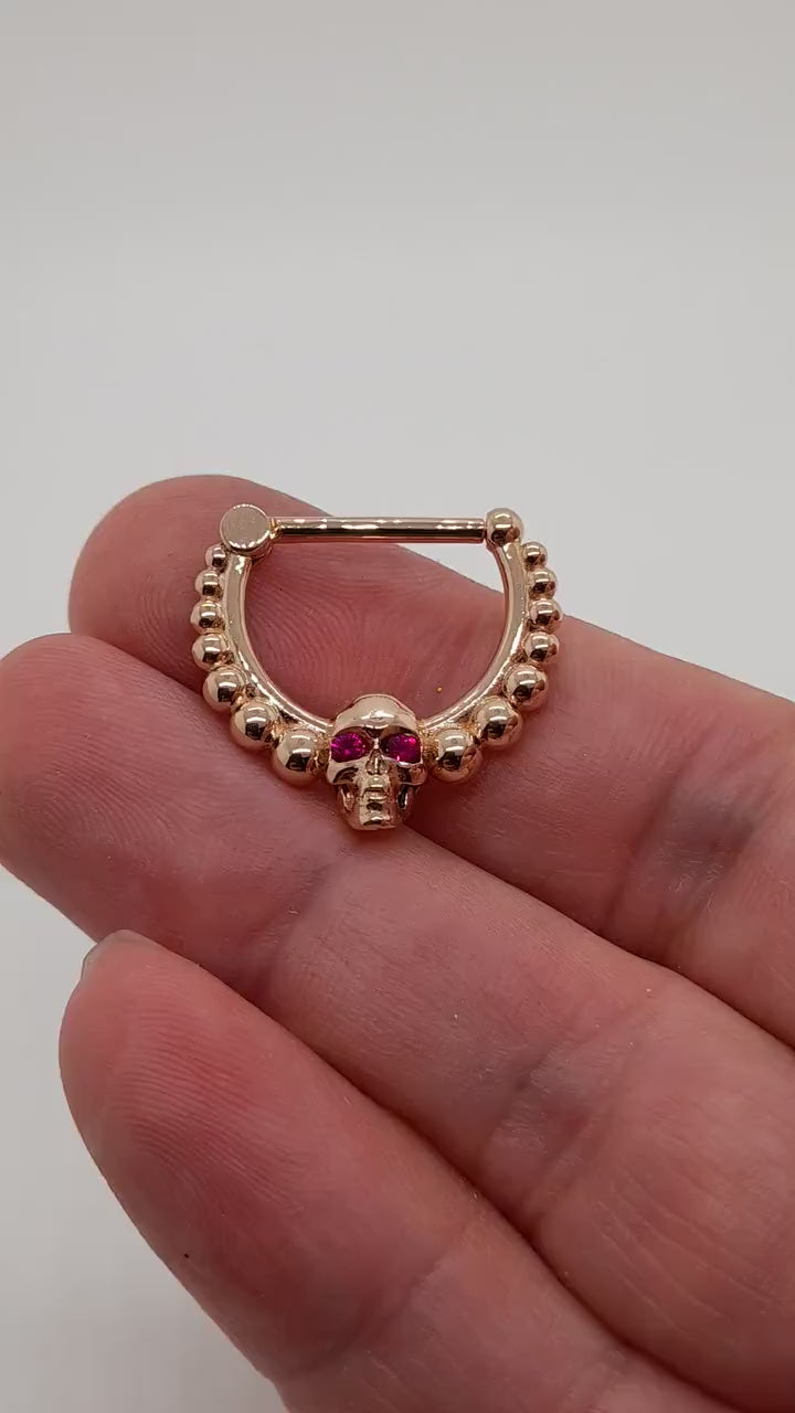 Skull Nipple Piercing jewelry