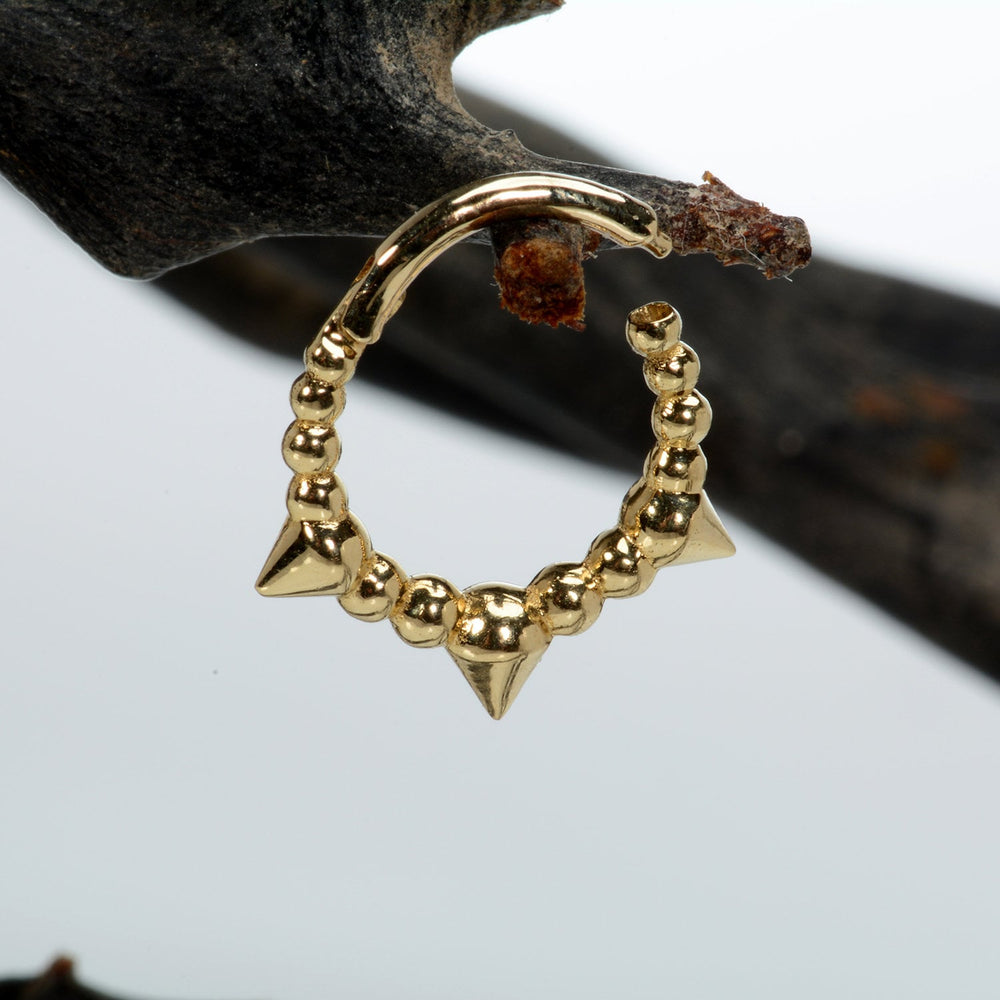 Gold Spike piercing