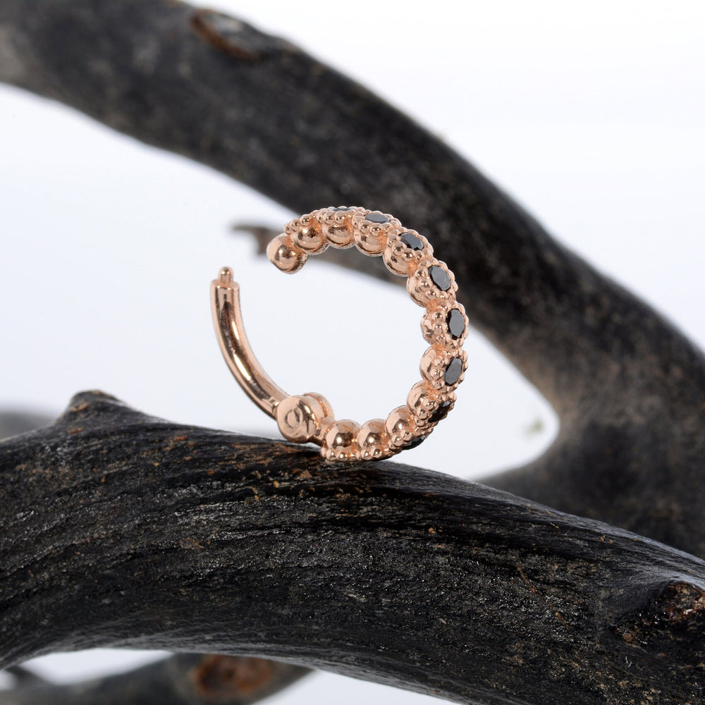 Black Diamonds Eternity Piercing