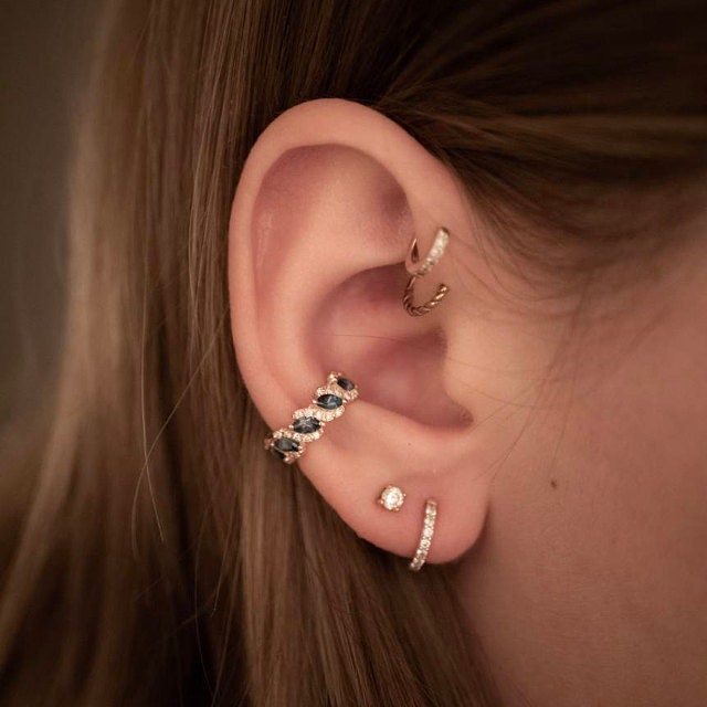 Conch Hoop Piercing