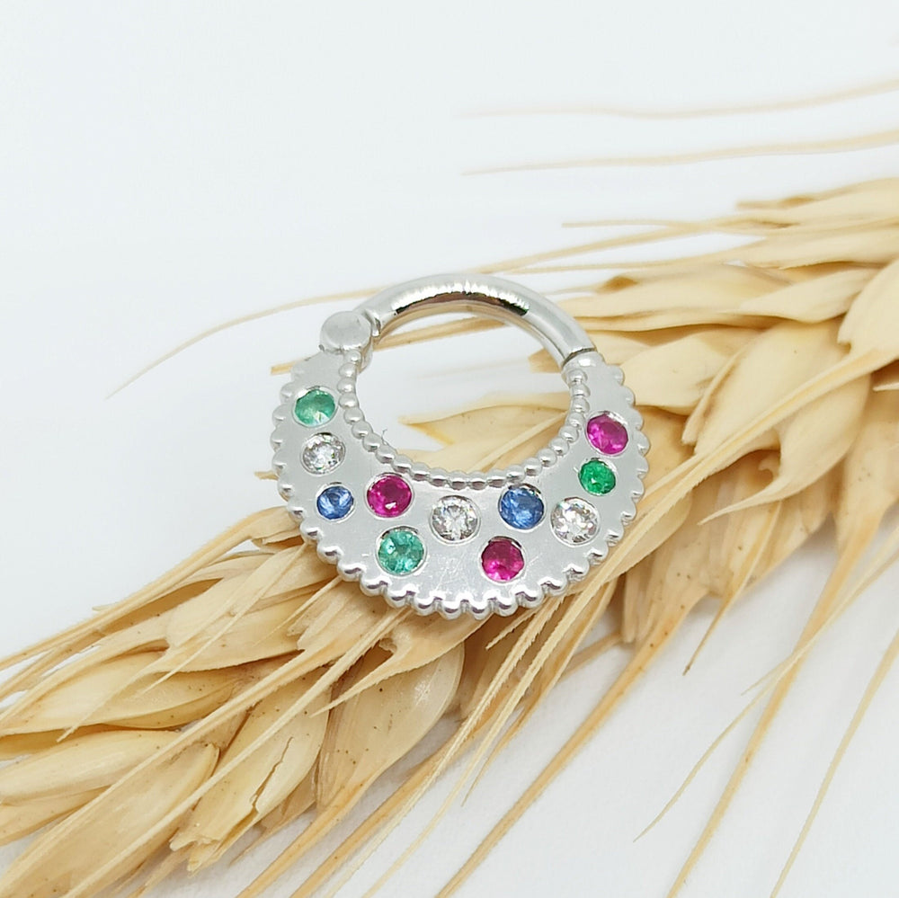 Rainbow Daith Earring