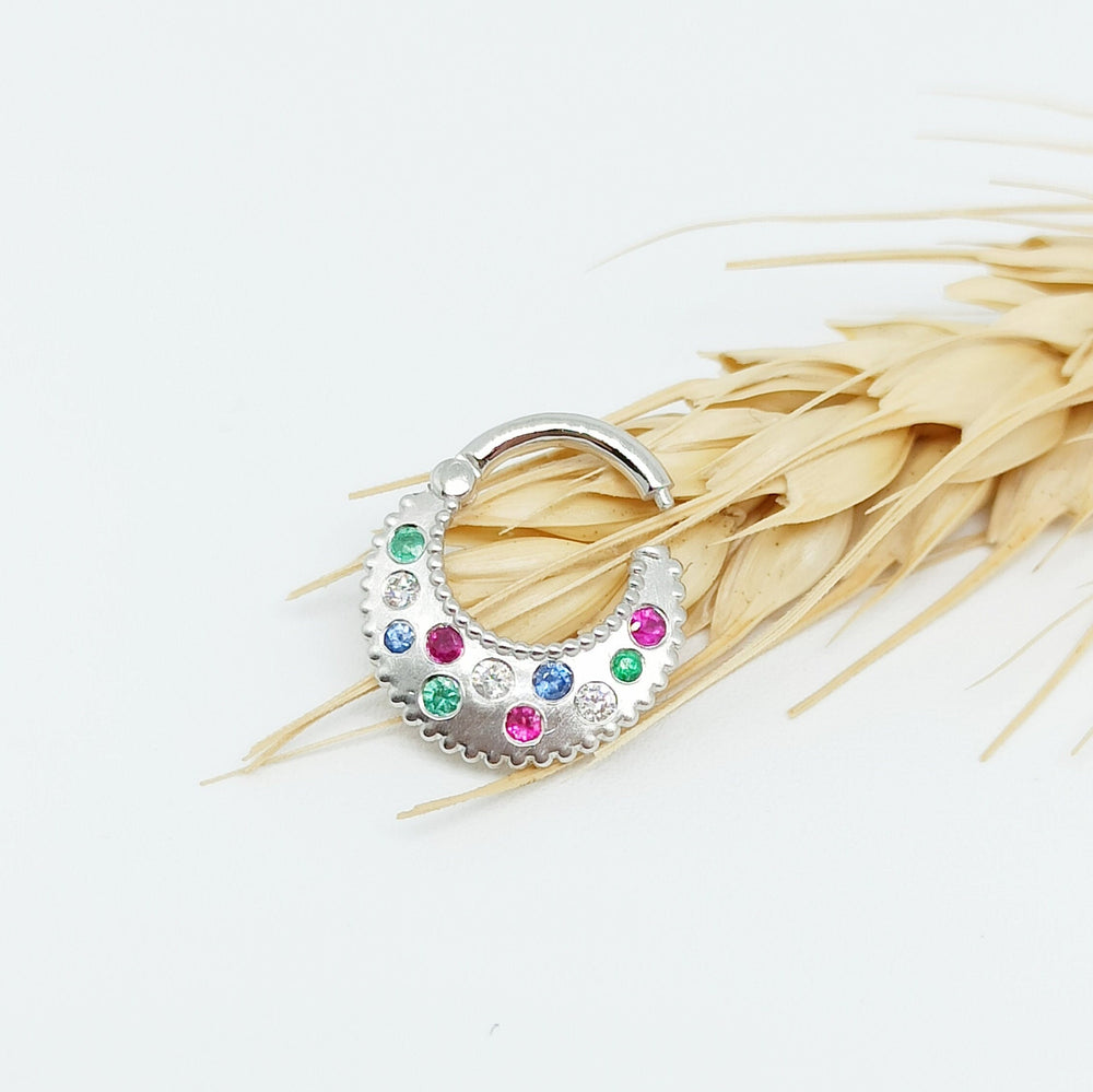 Rainbow Daith Earring