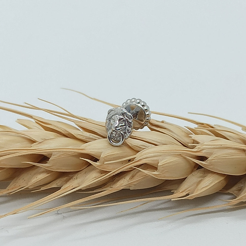 Lion Stud Piercing Jewelry