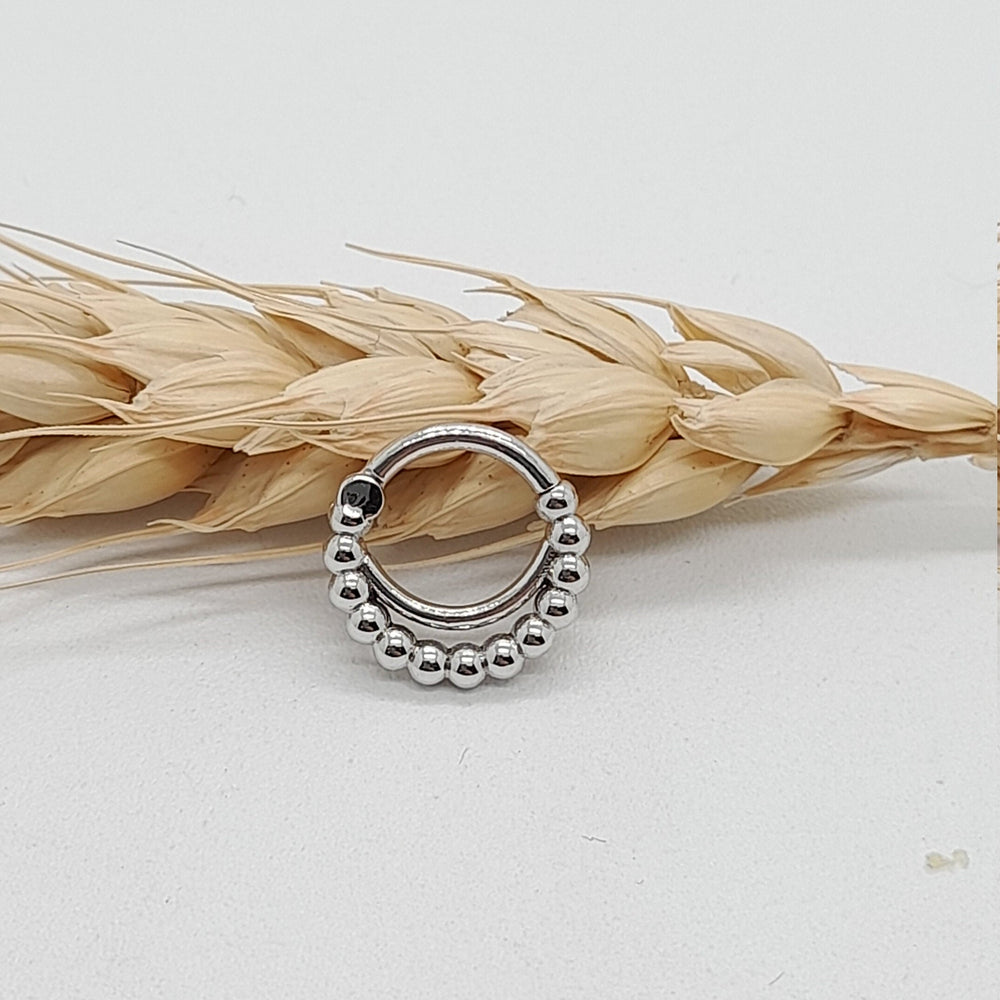 Double Hoop Nose 14k