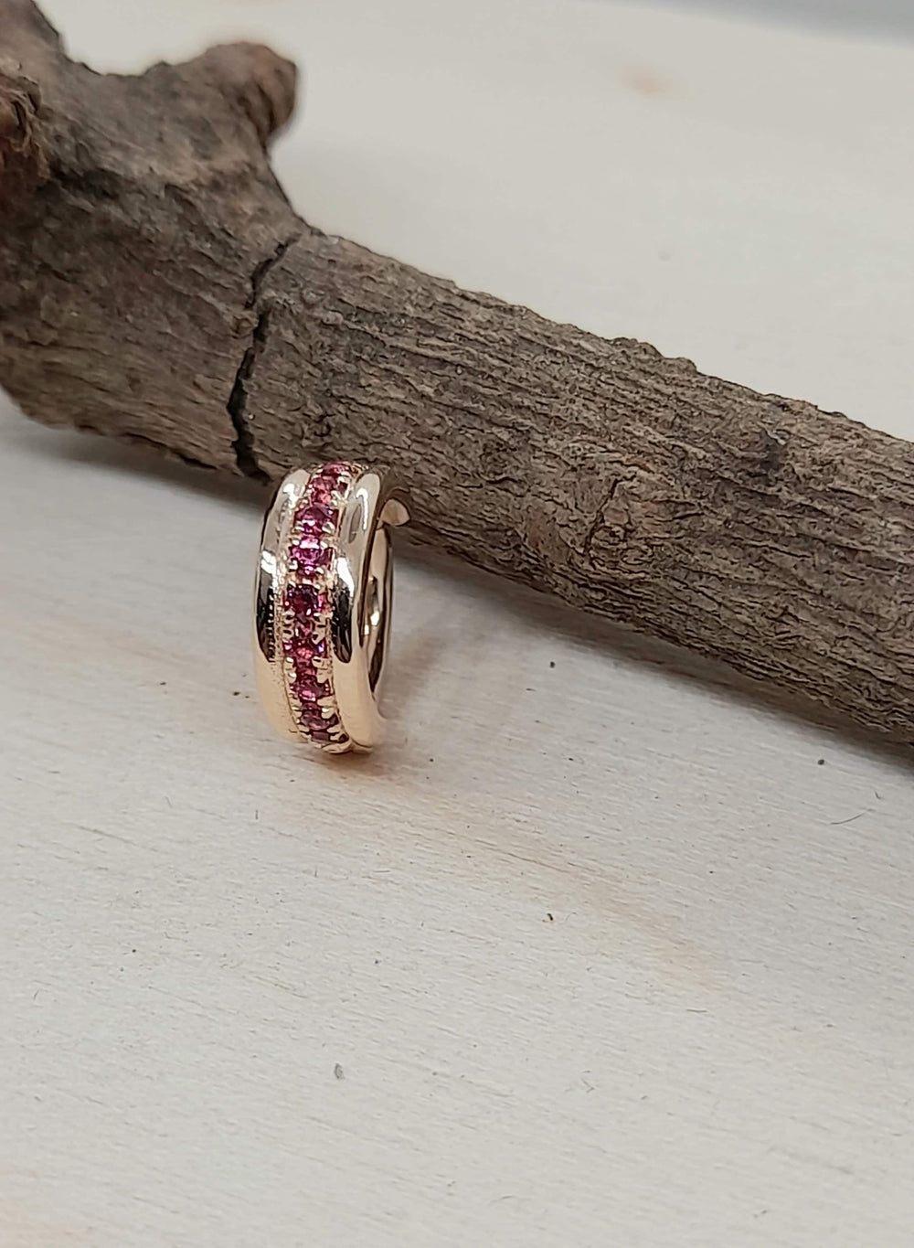 Sapphire Hoop Piercing