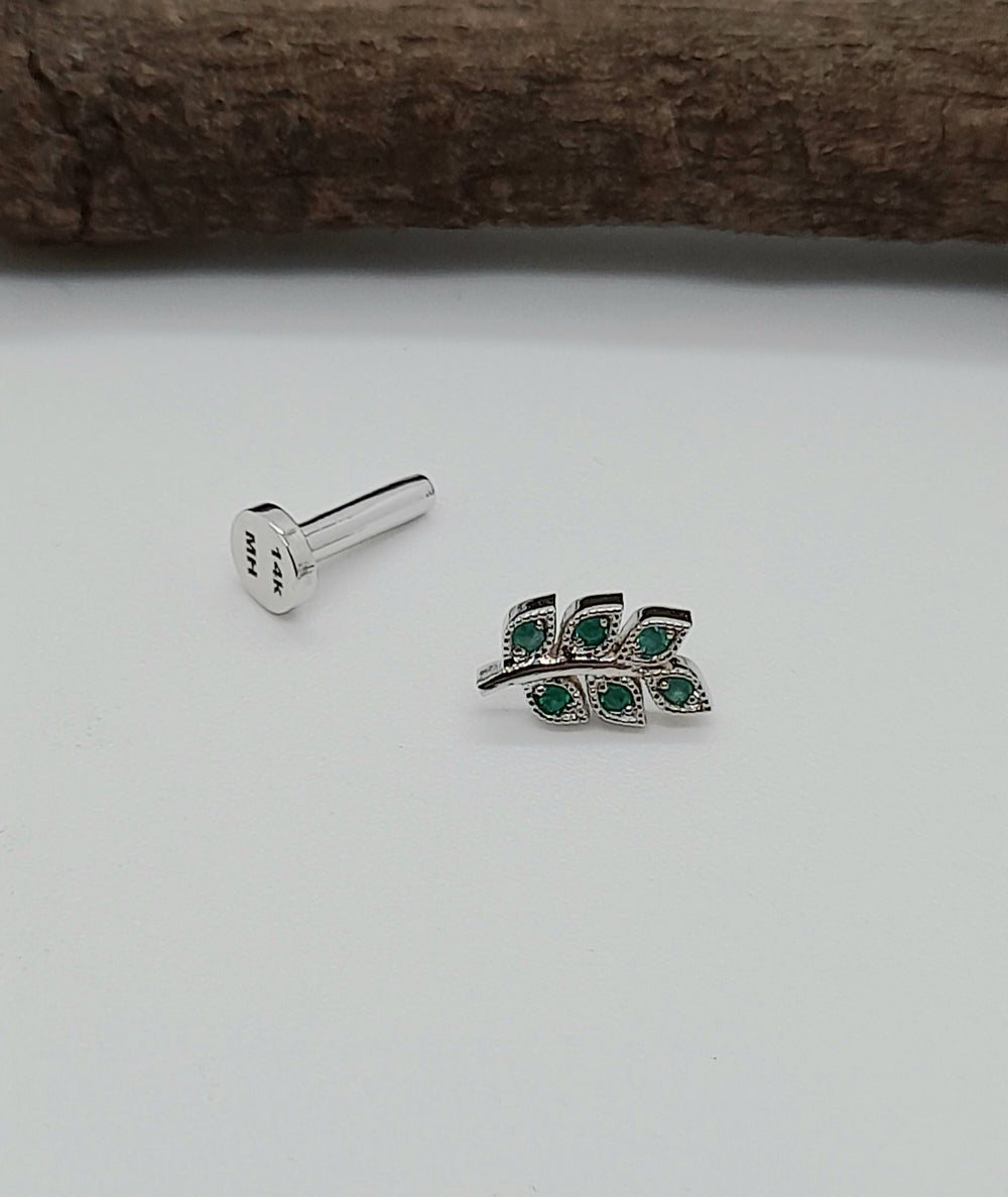Leaf Stud Piercing