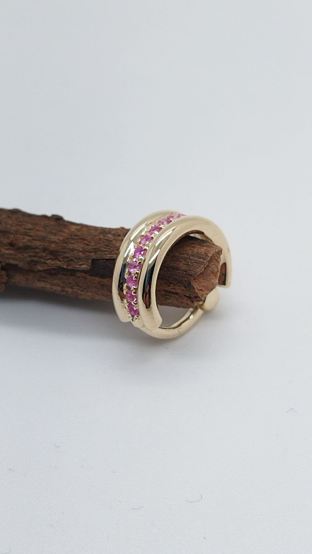 Sapphire Hoop Piercing