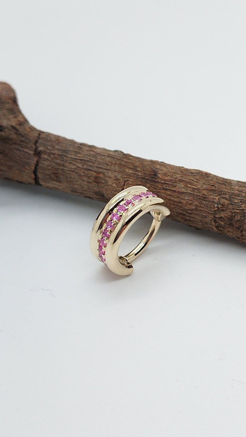 Sapphire Hoop Piercing