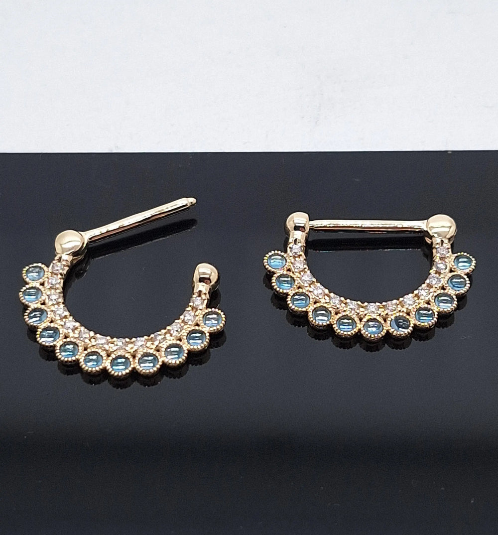 14K Gold Nipple Piercing Jewelry