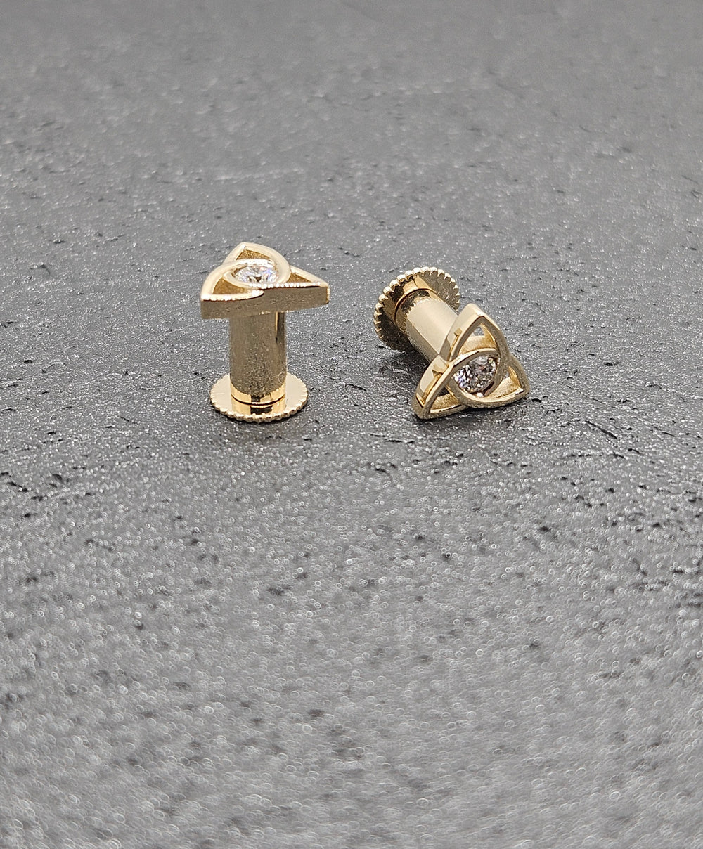 Celtic Knot Gauge Earrings