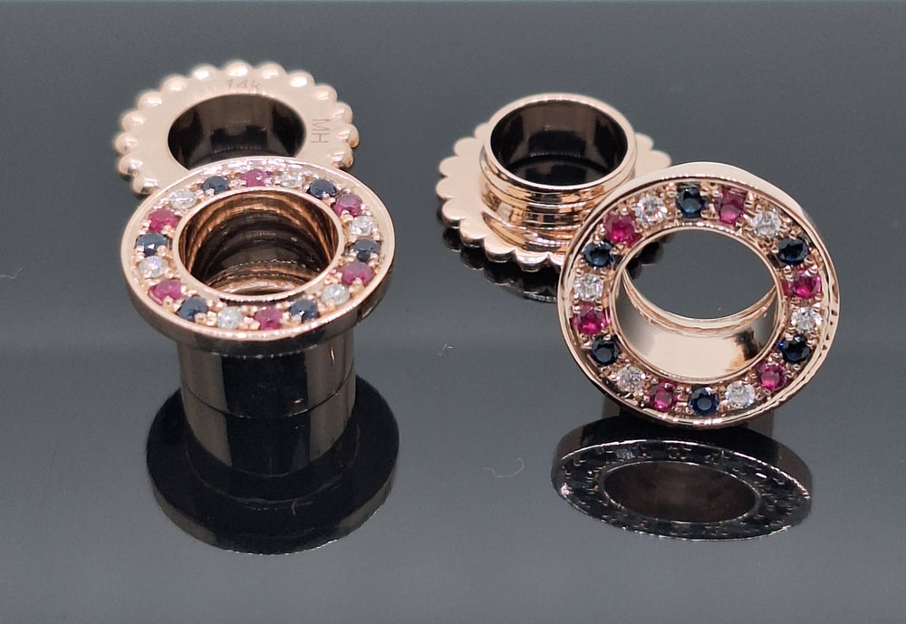 Rainbow Gauges Plugs