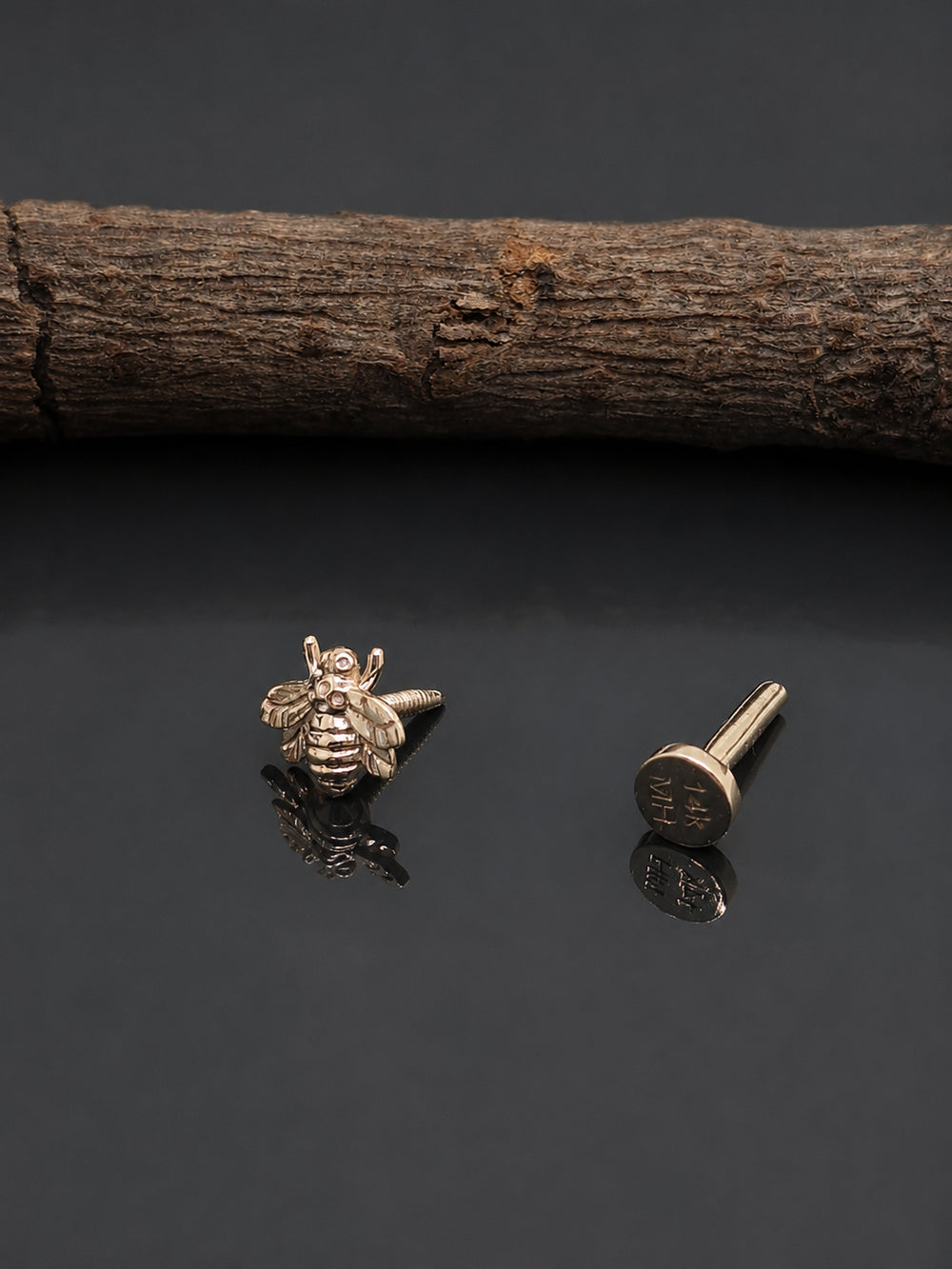 Bee Stud Piercing