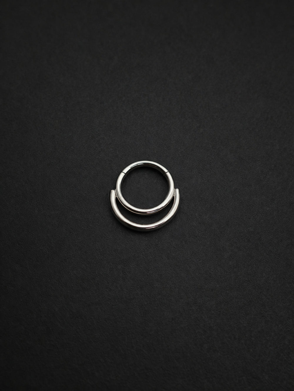 14k Solid Gold Double Septum Clicker