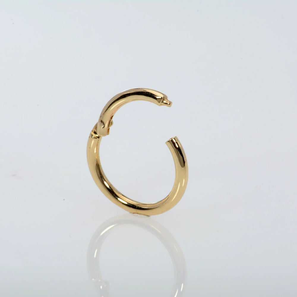 Plain Gold Hoop Earring