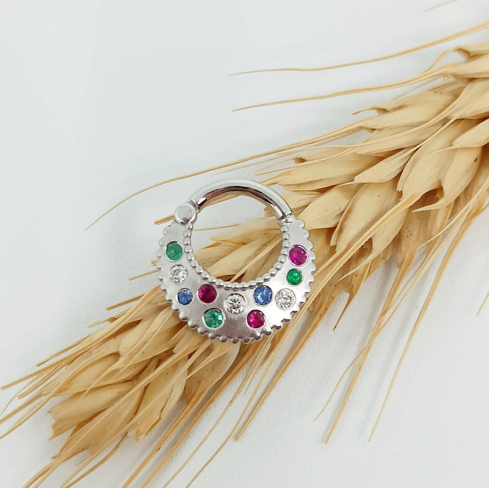 Rainbow Daith Earring