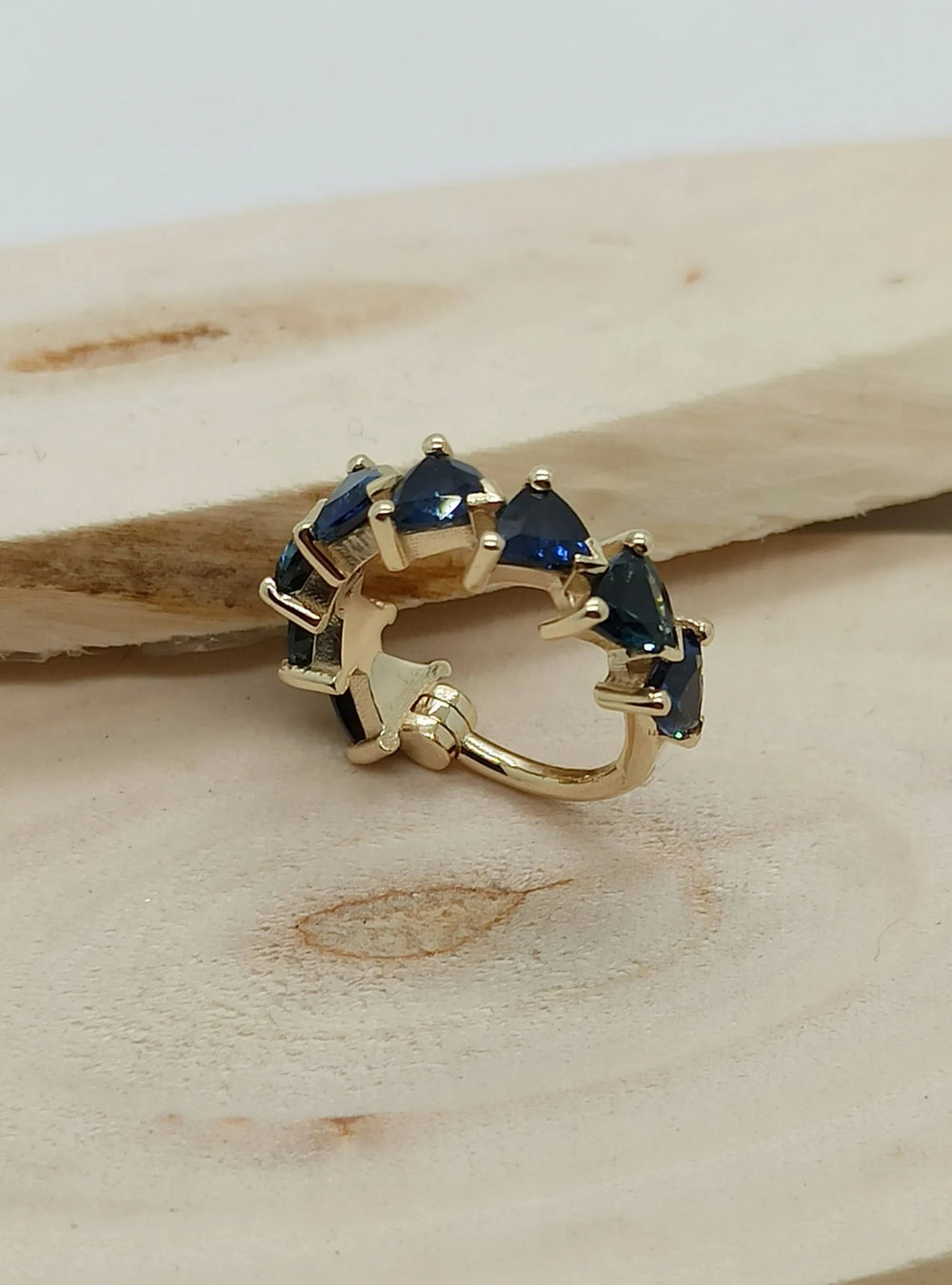 Sapphires Conch Earrings