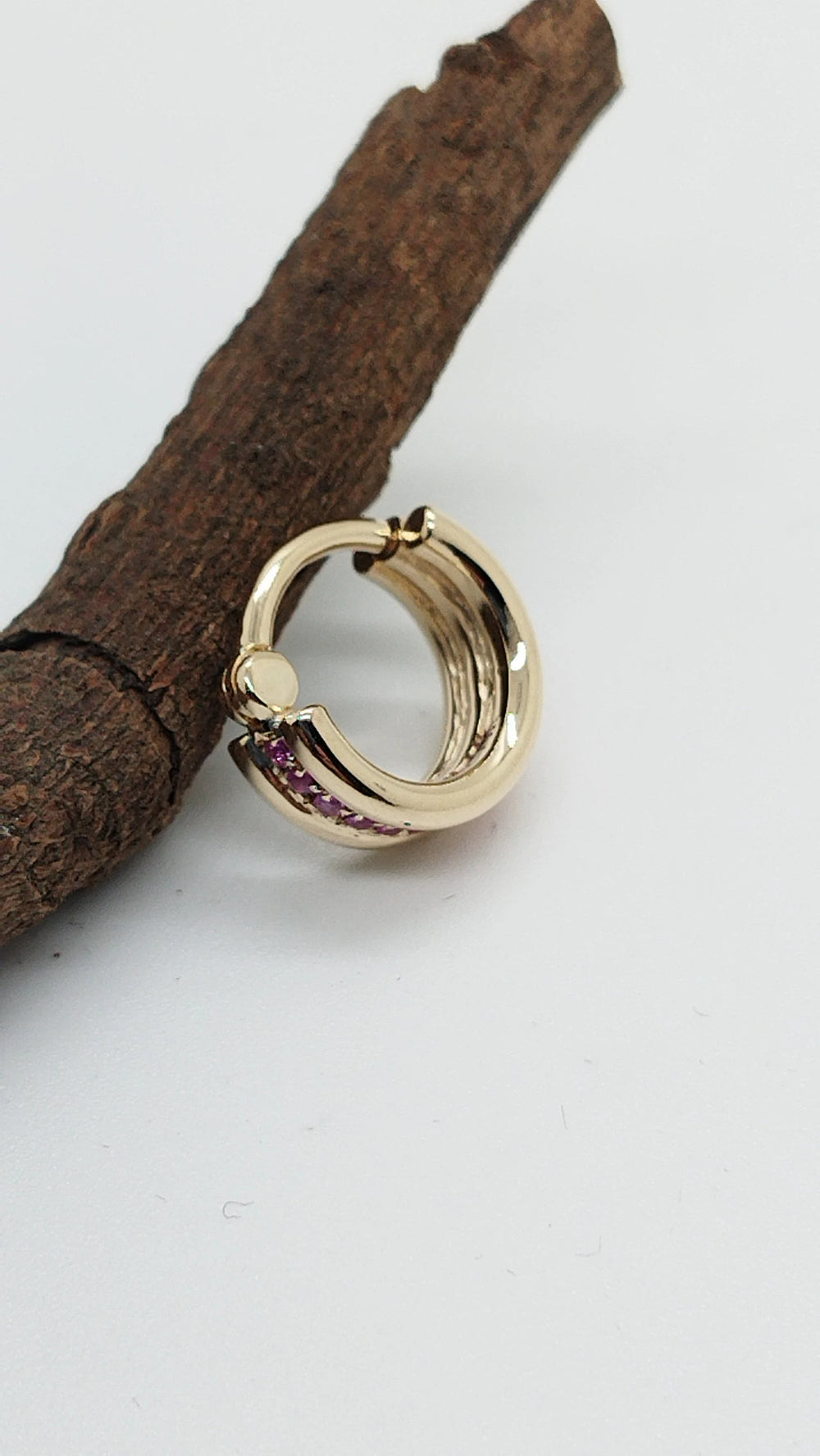 Sapphire Hoop Piercing