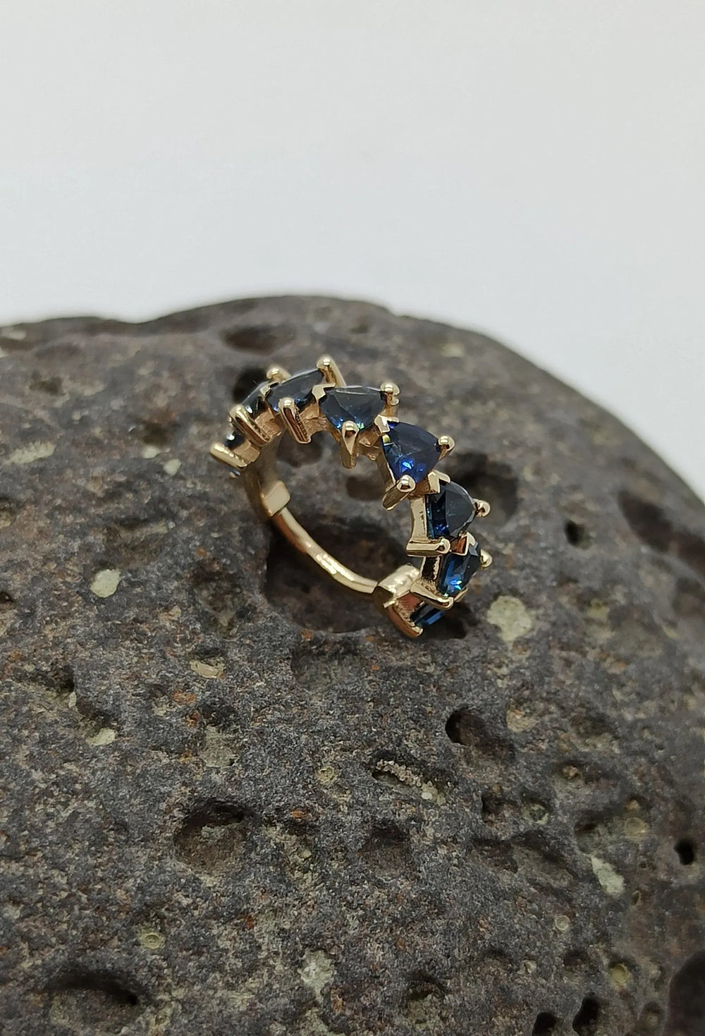 Sapphires Conch Earrings