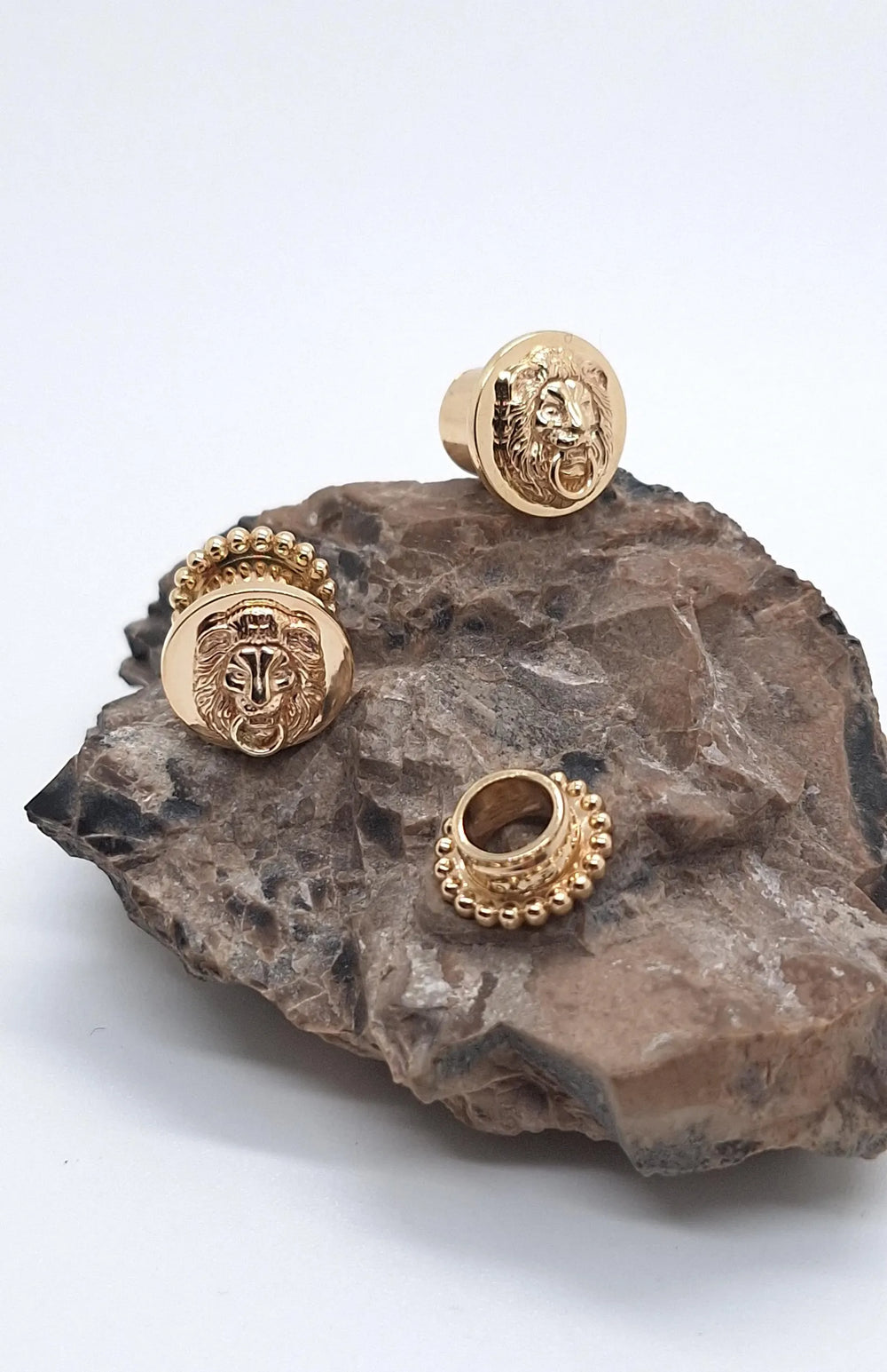 Lion Ear Plugs Solid Gold