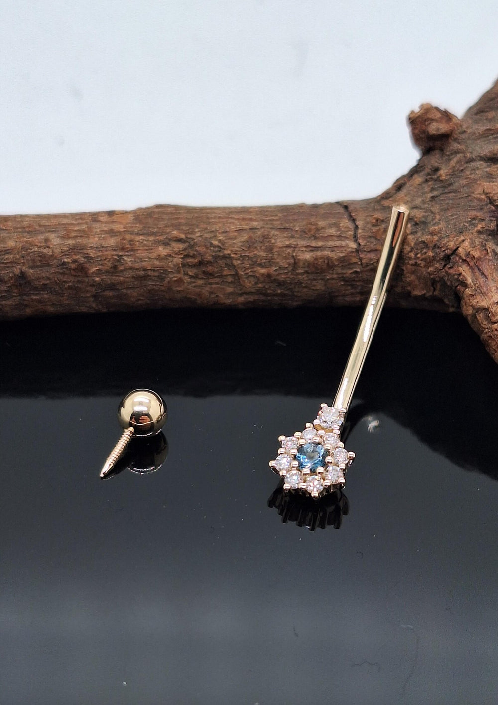 14K Gold Navel Jewelry