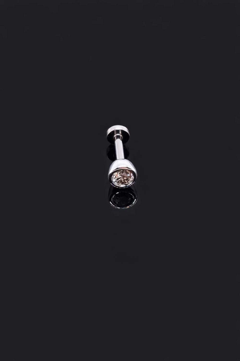 Daimond Threaded Labret Earring
