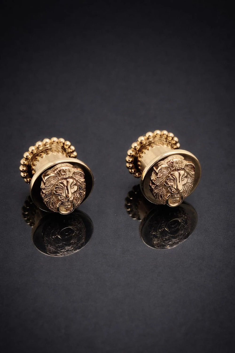 Lion Ear Plugs Solid Gold