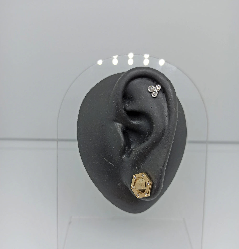 Diamond Stud Piercing