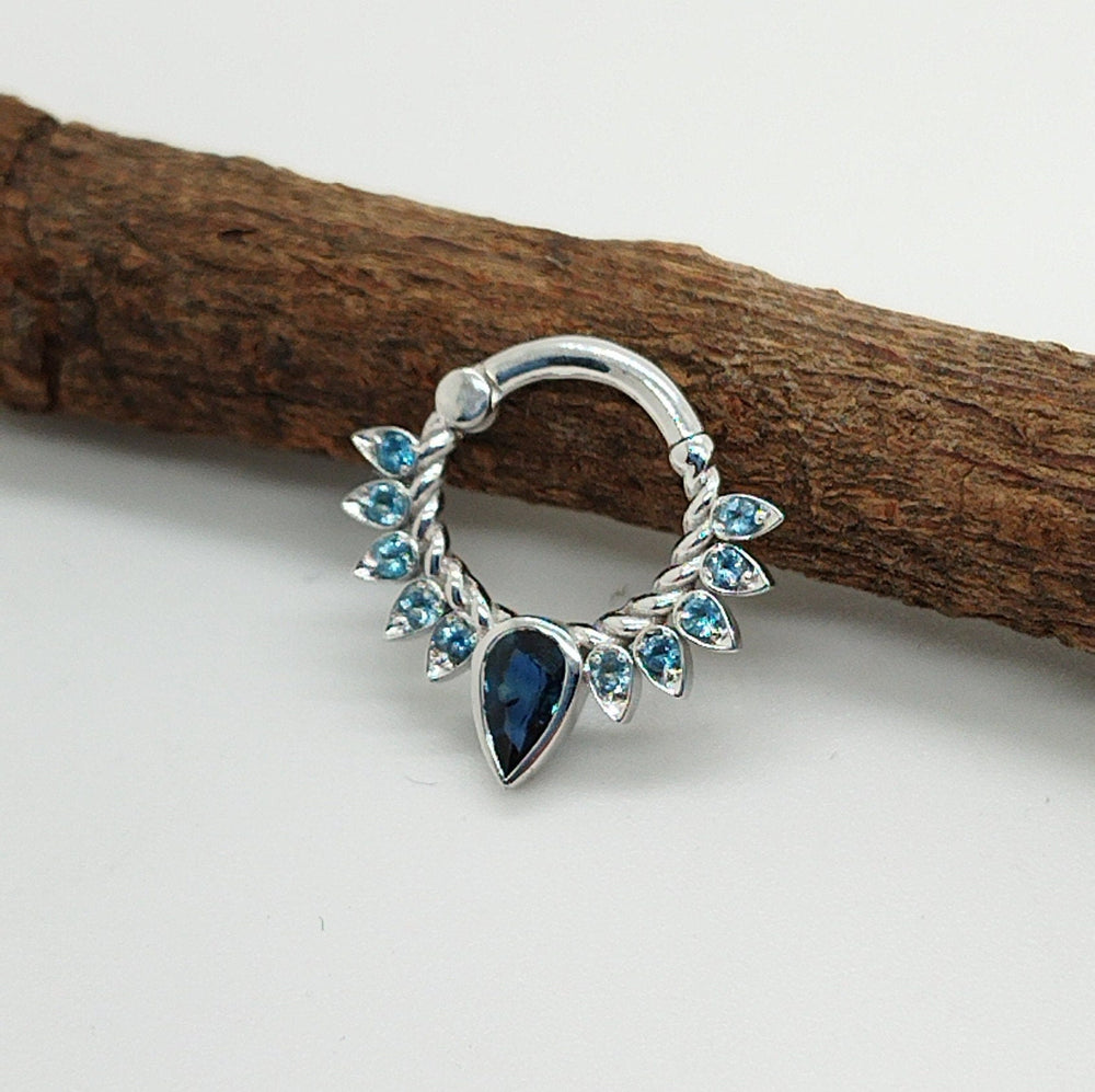 Helix Piercing Jewelry Septum Clicker 14k Gold Daith Earring Nose Hoop