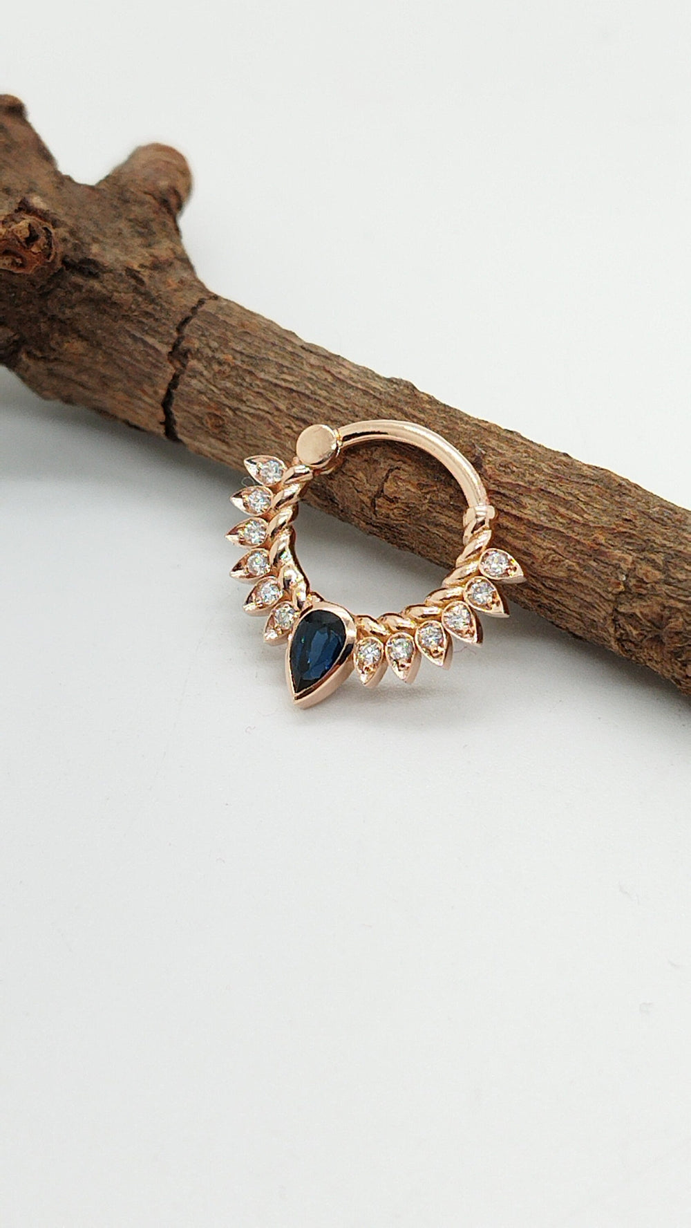 Helix Piercing Jewelry Septum Clicker 14k Gold Daith Earring Nose Hoop