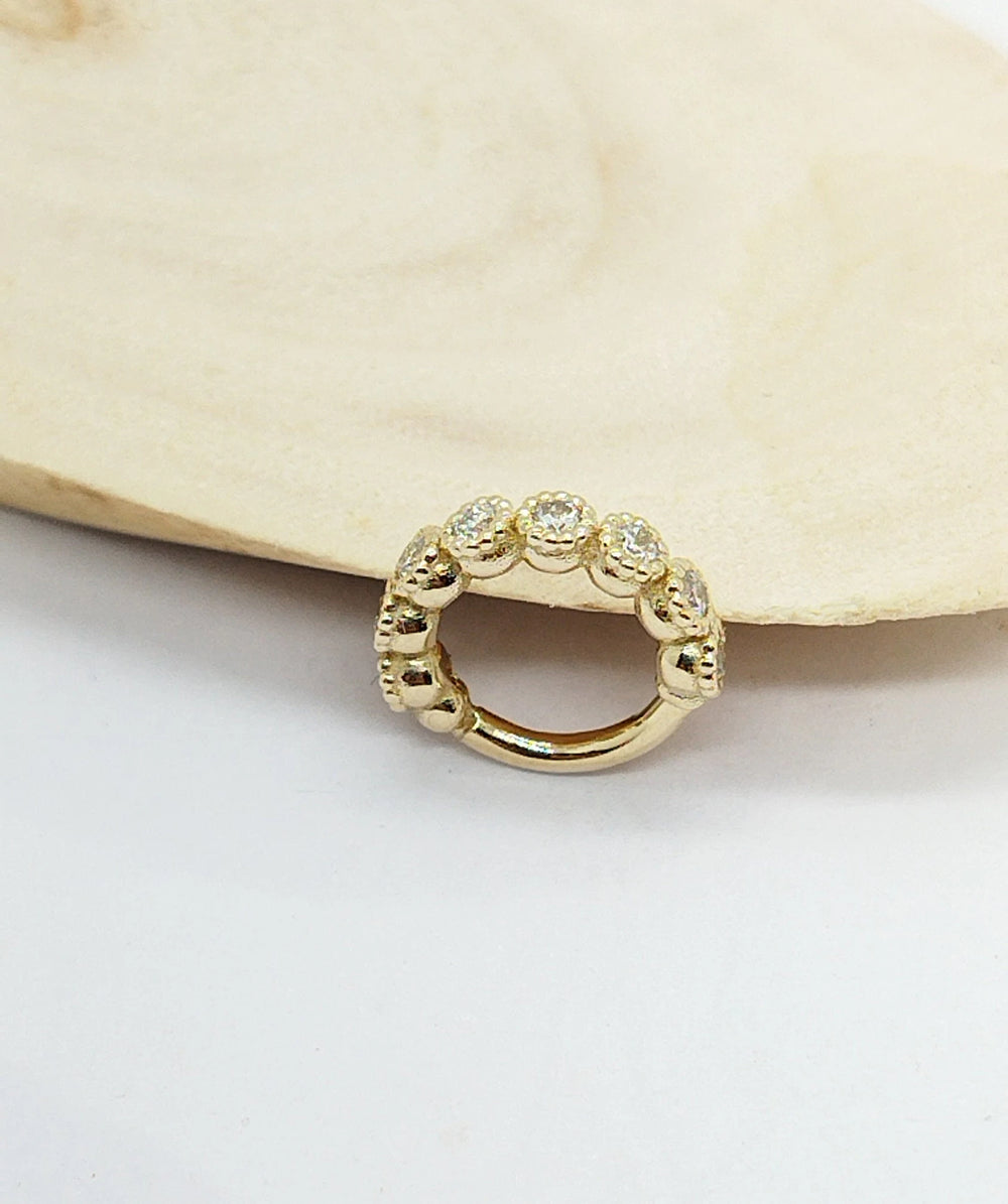 Black Diamonds Eternity Piercing
