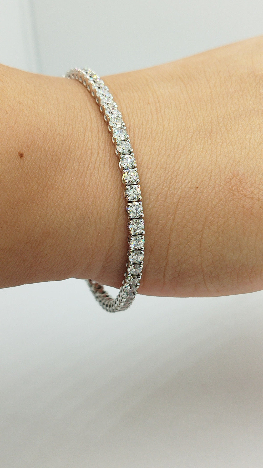 Diamond Tennis Bracelet 14k Solid Gold