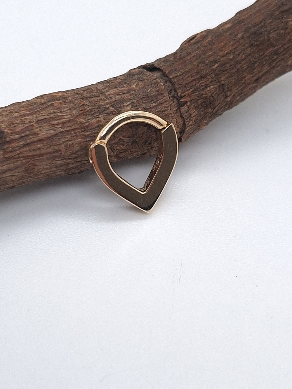 14k Piercing Triangle Septum Ring Cartilage Earring Helix Hoop