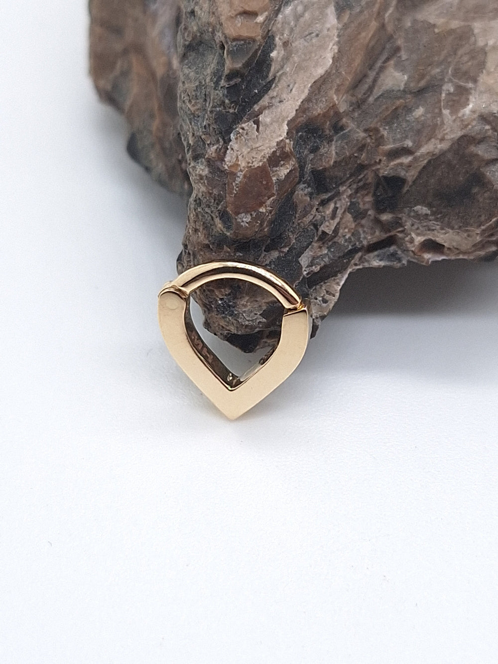 14k Piercing Triangle Septum Ring Cartilage Earring Helix Hoop