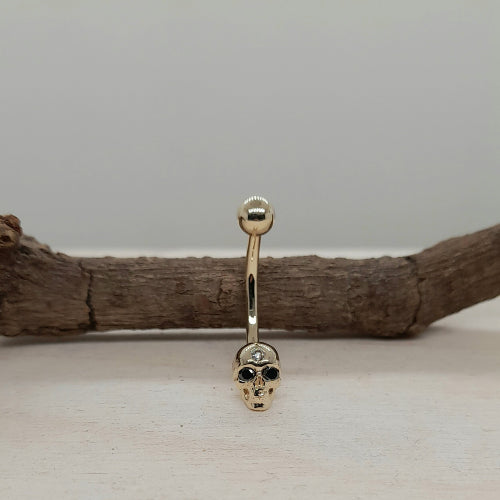 Skull Belly Piercing