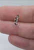 Leaf Climber Flat Back Labret Mystic Green Topaz 14k Solid Gold