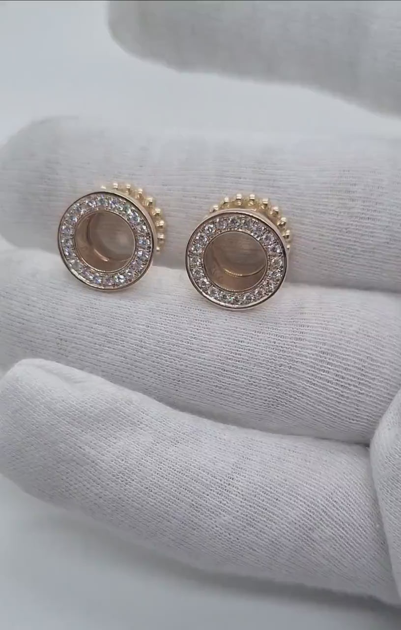 Solid Gold Flesh Tunnels - Various Designs