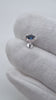 Marquise Labret Piercing 14K Solid White Gold Flat Back Stud Internal Threaded Cartilage Jewelry Conch Earring Helix Stud