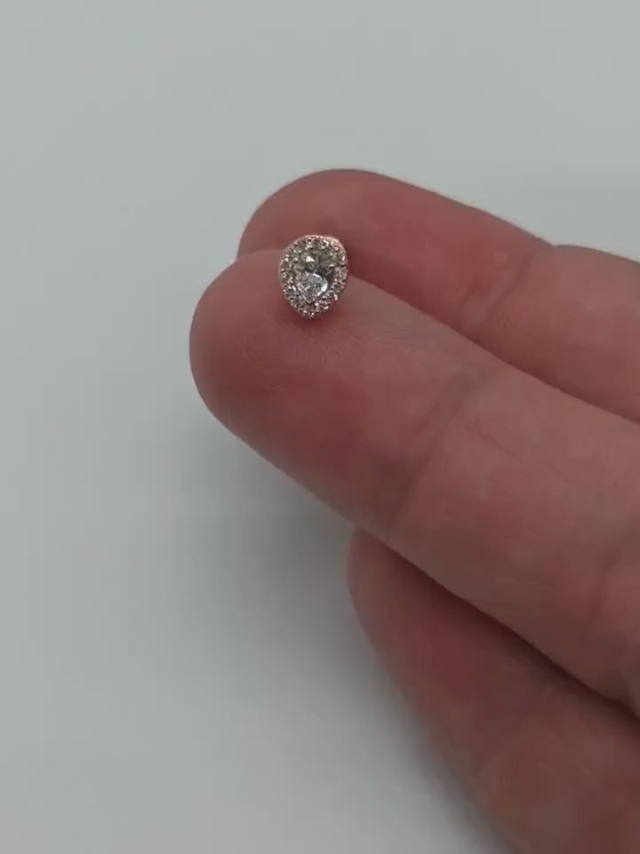 Pear Stud Earring